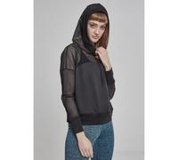 Urban Classics Felpa Con Cappuccio Da Donna, Felpa con Cappuccio Donna, Nero (Black 00007), S