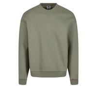 Urban Classics Tb6751-fluffy Crewneck T-Shirt, Paleolive, S Uomo