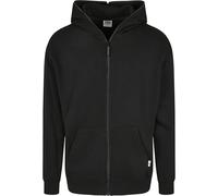 Felpa con cappuccio Urban Classics organic full zip Noir L