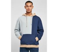 Urban Classics Felpa Oversized Colour Block Hoody Summerblue/Darkblue M Blu