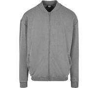URBAN CLASSICS Felpa Zip Uomo Senza Cappuccio, Giacca Uomo Felpata, Bomber Zip Old School Vintage, Taglie XS - 5XL