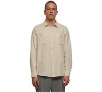 Urban Classics Flanell Shirt Camicia, Sand/Sand, S Uomo