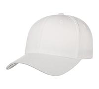 Flexfit Cappello Wooly Cappellino da Baseball, Bianco (White), XL-XXL Unisex-Adulto