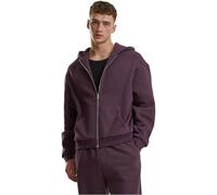 Urban Classics Felpa con zip Tb7284-fluffy Plumpurple M Uomo