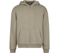 Urban Classics Fluffy Zip Hoody Uomo Sweatjacke Fleecejacke Kapuzenjacke Nuovo