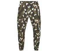 Urban Classics Geometric Camo Stretch Twill Cargo Pants Wood Camo Taglia: 36 | Pantaloni cargo Outlet | Unisex