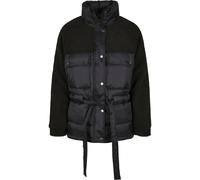 Urban Classics Giacca Anorak Donna Invernale Sherpa Mix Piumino Con Collo
