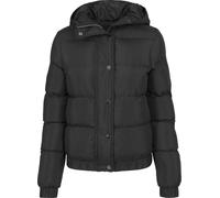 Urban Classics Giacca bambini Ragazze Giacca Puffer con cappuccio nero 158/164 Nero