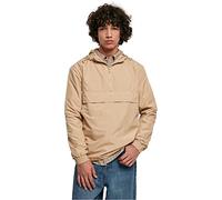 Urban Classics Giacca Basic Pull Over, Beige, XL Uomo