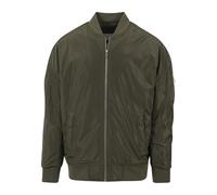 URBAN CLASSICS Giacca Bomber Uomo, Invernale, Stile Old School, Giubbotto Corto, Vestibilità Ottimale, Giacchetta a Vento Imbottito Aderente, Baseball