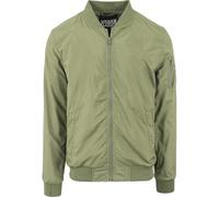 URBAN CLASSICS Giacca Bomber Uomo, Invernale, Stile Old School, Giubbotto Corto, Vestibilità Ottimale, Giacchetta a Vento Imbottito Aderente, Baseball