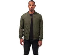 URBAN CLASSICS Giacca Bomber Uomo, Invernale, Stile Old School, Giubbotto Corto, Vestibilità Ottimale, Giacchetta a Vento Imbottito Aderente, Baseball