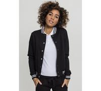 Urban Classics Felpa a Giacca College Donna Nero (Blk/Blk) XS