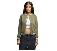 Urban Classics Giacca felpata college da donna TB1990 XS Verde