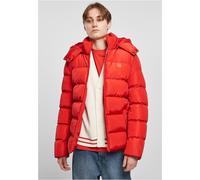Urban Classics Giacca con cappuccio Giacca Puffer Hugered L Rosso