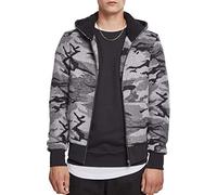 Urban Classics Giacca di mezza stagione grigio / grigio scuro / nero, Taglia XXL