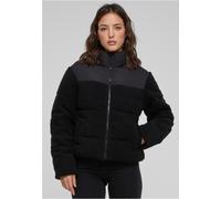 Urban Classics Giacca corta da donna in misto sherpa TB6147 XL Nero