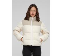 Urban Classics Giacca corta da donna in misto sherpa TB6147 XS Beige