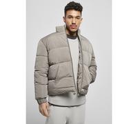 Urban Classics Cropped Puffer Jacket, Giacca Uomo, Grigio (Asfalto), L