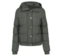 Urban Classics Giacca da donna con cappuccio, Giacca, Verde (Darkolive 551), S