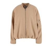 Urban Classics Giacca da donna Giacca da donna bomber in finta lana TB8107 M Beige