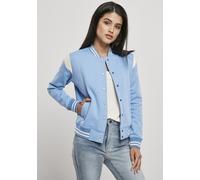 Urban Classics Giacca da donna Giacca da donna con inserto College Clearwater/Whitesand 5XL Blu
