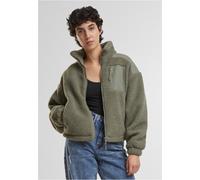 Urban Classics Giacca da donna Giacca Sherpa Mix da donna TB6068 XXL Verde