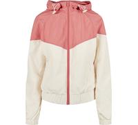 Urban Classics Ladies Arrow Windbreaker Giacca, Palepink/Sabbia Bianca, XL Donna