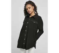 Urban Classics Giacca da donna Ladies Long Corduroy Overshirt Nero S Nero