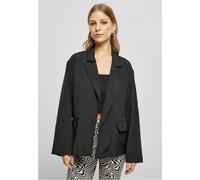 Urban Classics Giacca da donna Ladies Oversized Crinkle Nylon Blazer nero S Nero