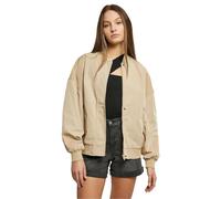 Urban Classics Giacca da donna riciclata, oversize, leggera bomber, Beige Union, M