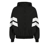 URBAN CLASSICS Giacca da Tuta con Zip da Donna, Giacca Leggera con Cappuccio e Tasche Frontali, Vari Colori, Taglie XS - 5Xl