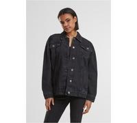 Urban Classics Giacca di jeans da donna Donna Oversized 90's Denim Jacket TB6208 4XL Nero