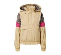 Urban Classics Giacca da Donna-Mixed Pull Over, Union Beige/Darkleo/w, XS