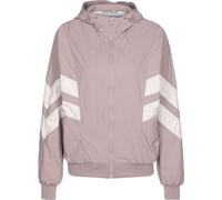 Urban Classics Giacca di mezza stagione 'Crinkle Batwing' rosa / bianco Donna - Abbigliamento - Taglie comode - Giacche Urban Classics XL