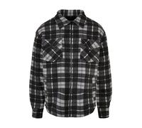 Urban Classics Giacca di mezza stagione grigio / nero, Taglia S