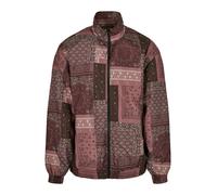 Urban Classics Giacca di mezza stagione marrone scuro / bacca / bianco Uomo Urban Classics L marrone scuro / bacca / bianco