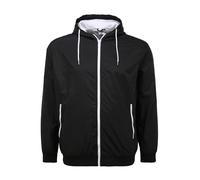 Urban Classics Giacca di mezza stagione nero / bianco Uomo Urban Classics S nero / bianco