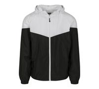 Urban Classics Giacca di mezza stagione nero / bianco Uomo Urban Classics S nero / bianco