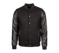 Urban Classics Oldschool College Jacket Nero L Uomo