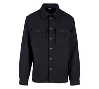 Urban Classics Plain Overshirt Giacca, Black, XXXXXL Uomo