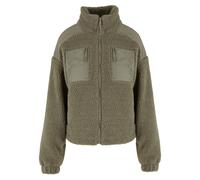 Urban Classics Giacca TB6068 Sherpa Mix Invernale Verde Pala Donna S