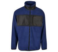 Urban Classics Giacca di pile blu scuro / nero Uomo Urban Classics L blu scuro / nero