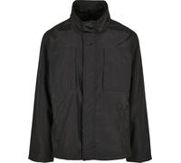 Urban Classics Giacca Double Pocket Nylon Crepe Jacket Black L Nero