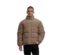 Urban Classics Giacca trapuntata TB7940 Fabric Mix Teddy Puffer Beige XL