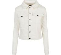 Urban Classics Giacca in denim biologico da donna Offwhite Raw S Bianco