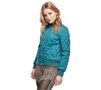 Urban Classics Giacca in Nylon da Donna Diamond Quilt, Jasper, XS