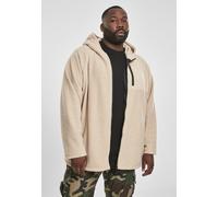 Urban Classics Giacca invernale con cappuccio Sherpa Zip Jacket Darksand S Marrone