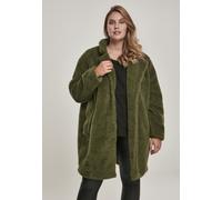 Urban Classics Ladies Oversized Sherpa Coat Giubbotto, Verde (Olive 00176), M Donna