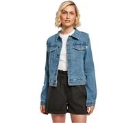 URBAN CLASSICS Giacca Jeans Donna, Giacca in Cotone Organico, Tasche sul Petto, Bottoni a Pressione, Cotone, Disponibile in Diversi Colori, Taglie XS - 5XL